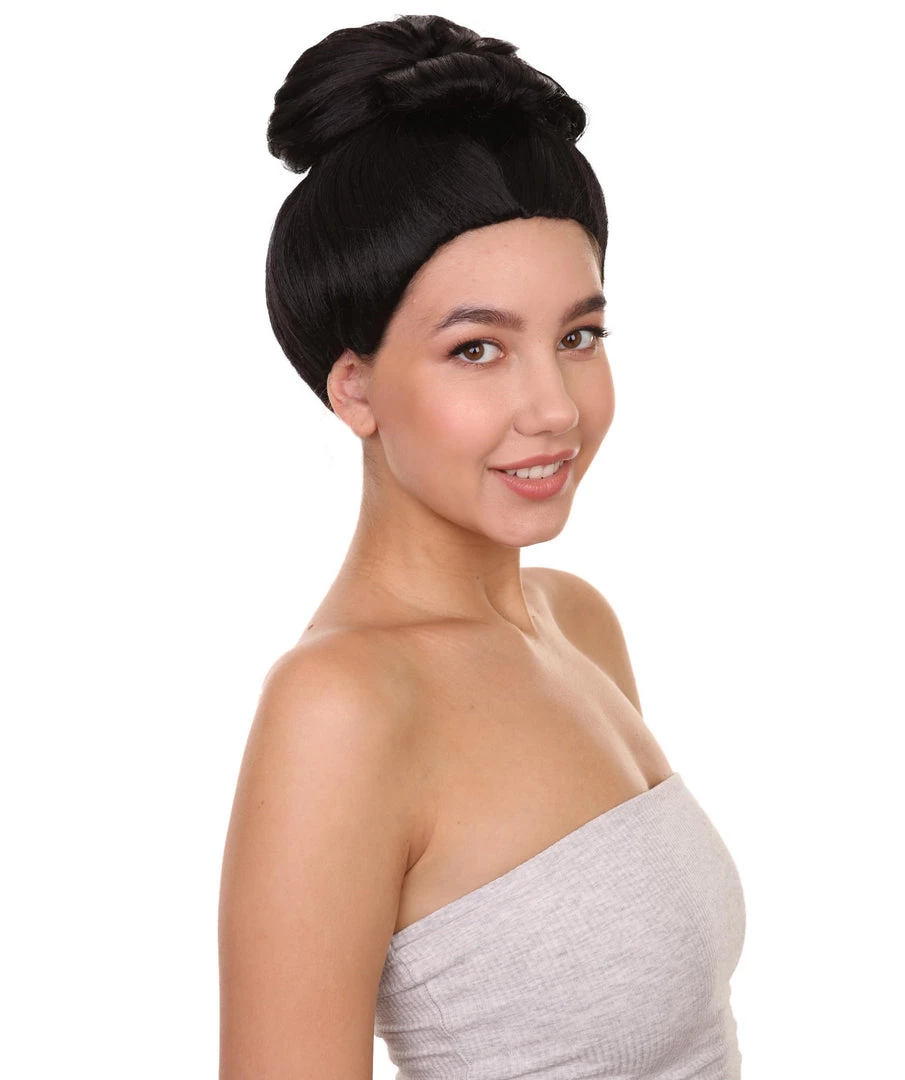 HPO Women's Pinned Up China Girl Wig | Black Cosplay Wig | Premium Breathable Capless Cap 7 HPO Women's Pinned Up China Girl Wig | Black Cosplay Wig | Premium Breathable Capless Cap
