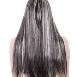 HPO Monster Womens Wig | Two Toned Cosplay Halloween Wig | Premium Breathable Capless Cap 14 HPO Monster Womens Wig | Two Toned Cosplay Halloween Wig | Premium Breathable Capless Cap