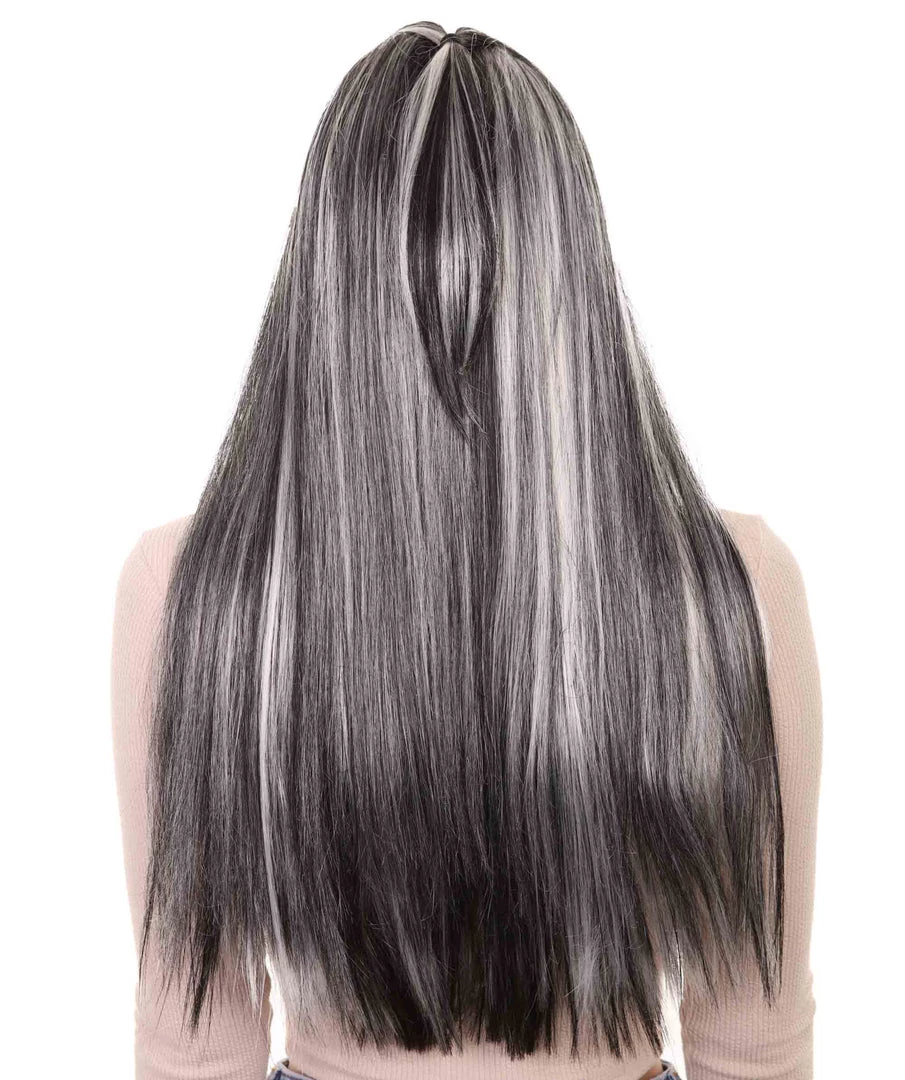 HPO Monster Womens Wig | Two Toned Cosplay Halloween Wig | Premium Breathable Capless Cap 5 HPO Monster Womens Wig | Two Toned Cosplay Halloween Wig | Premium Breathable Capless Cap