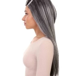 HPO Monster Womens Wig | Two Toned Cosplay Halloween Wig | Premium Breathable Capless Cap 13 HPO Monster Womens Wig | Two Toned Cosplay Halloween Wig | Premium Breathable Capless Cap