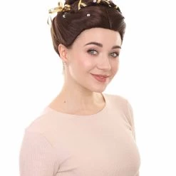 HPO Womens Princess Wig | TV/Movie Adult Wigs | Premium Breathable Capless Cap Women's 14 HPO Womens Princess Wig | TV/Movie Adult Wigs | Premium Breathable Capless Cap Women's