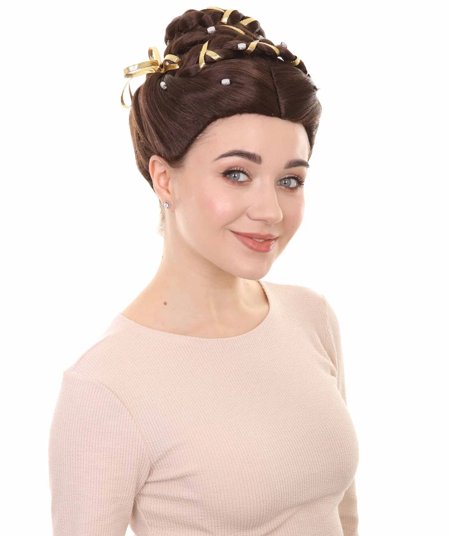 HPO Womens Princess Wig | TV/Movie Adult Wigs | Premium Breathable Capless Cap Women's 6 HPO Womens Princess Wig | TV/Movie Adult Wigs | Premium Breathable Capless Cap Women's