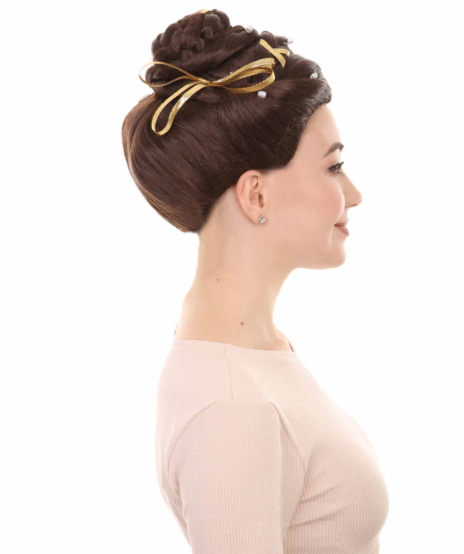 HPO Womens Princess Wig | TV/Movie Adult Wigs | Premium Breathable Capless Cap Women's 5 HPO Womens Princess Wig | TV/Movie Adult Wigs | Premium Breathable Capless Cap Women's