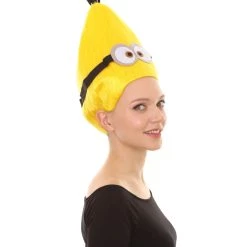 HPO Animation Yellow Unisex Wig | Yellow Tall Cartoon Film Series Wig | Premium Breathable Capless Cap Kids 14 HPO Animation Yellow Unisex Wig | Yellow Tall Cartoon Film Series Wig | Premium Breathable Capless Cap Kids