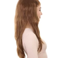 HPO Women's Womens Adult Drama Wig | Brown TV/Movie Wigs | Premium Breathable Capless Cap 13 HPO Women's Womens Adult Drama Wig | Brown TV/Movie Wigs | Premium Breathable Capless Cap