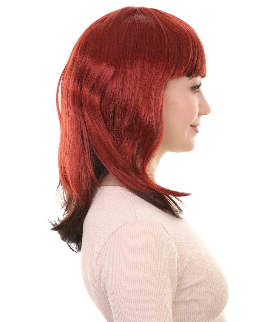 HPO Women's Fighting Character Wig | Auburn Wigs | Premium Breathable Capless Cap 5 HPO Women's Fighting Character Wig | Auburn Wigs | Premium Breathable Capless Cap