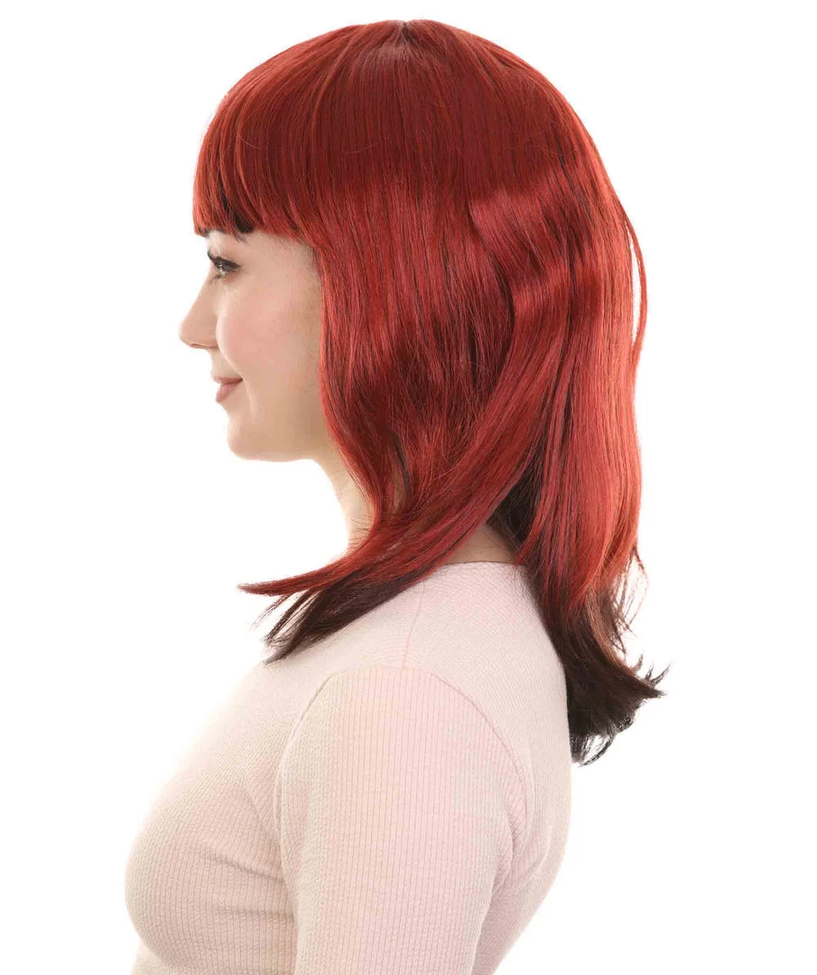 HPO Women's Fighting Character Wig | Auburn Wigs | Premium Breathable Capless Cap 3 HPO Women's Fighting Character Wig | Auburn Wigs | Premium Breathable Capless Cap