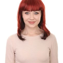 HPO Women's Fighting Character Wig | Auburn Wigs | Premium Breathable Capless Cap