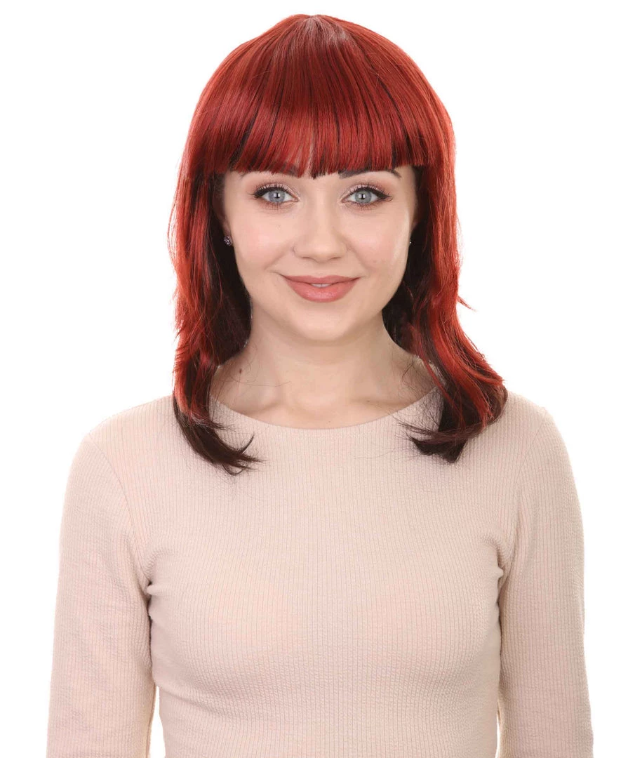 HPO Women's Fighting Character Wig | Auburn Wigs | Premium Breathable Capless Cap 1 HPO Women's Fighting Character Wig | Auburn Wigs | Premium Breathable Capless Cap