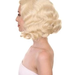 HPO Womens Unfortunate Wig | Blonde TV/Movie Wigs | Premium Breathable Capless Cap Women's