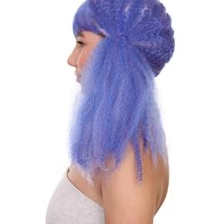 HPO Womens Mix Color Doll Wig | Big Fancy Party Event Ready Halloween Wig | Premium Breathable Capless Cap 11 HPO Womens Mix Color Doll Wig | Big Fancy Party Event Ready Halloween Wig | Premium Breathable Capless Cap