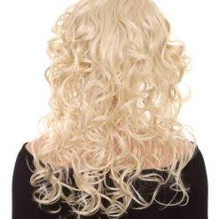 HPO Men's Adult Womens Wig | Curly Long Princess Blonde Cosplay Halloween Wig | Premium Breathable Capless Cap 12 HPO Men's Adult Womens Wig | Curly Long Princess Blonde Cosplay Halloween Wig | Premium Breathable Capless Cap