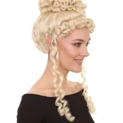 HPO Deluxe Princess Blonde Womens Wig | Royal Glamour Cosplay Halloween Wig | Premium Breathable Capless Cap Men's