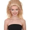 Adult Women's 26" Long Length Wavy Halloween Baroque Queen Of Drag Fierce Costume Wig, Synthetic Soft Fiber Hair, Perfect For Your Next Convention And Group Party! | HPO