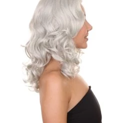 Adult Women's 19" Inch Curly Soft Synthetic Cosplay Anime Halloween Iconic Pop Star Influencer Icon Wig, Synthetic Soft Fiber Hair, | HPO 13 Adult Women's 19