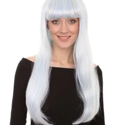 HPO Long Bob Womens Wig | Fancy Party Event Ready Halloween Wig (Lots Of Color Options) | Premium Breathable Capless Cap