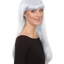 HPO Long Bob Womens Wig | Fancy Party Event Ready Halloween Wig (Lots Of Color Options) | Premium Breathable Capless Cap