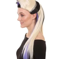 HPO Men's Mystery Annie Womens Wig | Blond Long Cosplay Halloween Wig | Premium Breathable Capless Cap