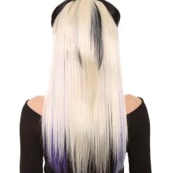 HPO Men's Mystery Annie Womens Wig | Blond Long Cosplay Halloween Wig | Premium Breathable Capless Cap