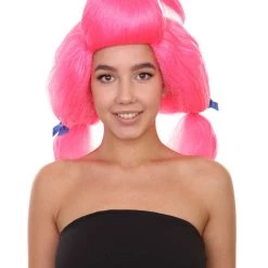 HPO Pink Circus Sweetie Womens Wig | Super Size Jumbo Wigs | Premium Breathable Capless Cap Women's