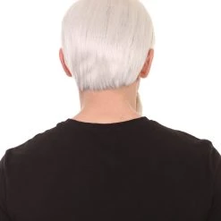 HPO Fastfood Mens Wig And Moustache | Cosplay Halloween Wig | Premium Breathable Capless Cap Men's 12 HPO Fastfood Mens Wig And Moustache | Cosplay Halloween Wig | Premium Breathable Capless Cap Men's