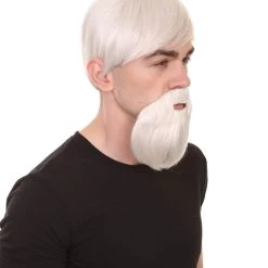 HPO Fastfood Mens Wig And Moustache | Cosplay Halloween Wig | Premium Breathable Capless Cap Men's 14 HPO Fastfood Mens Wig And Moustache | Cosplay Halloween Wig | Premium Breathable Capless Cap Men's