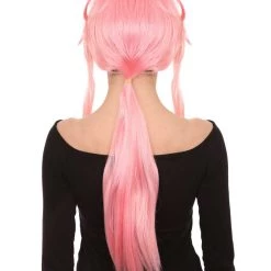 HPO Men's Comic Cutie Womens Wig | Pink Cosplay Halloween Wig | Premium Breathable Capless Cap