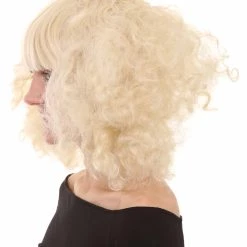 HPO Men's Womens Candy Angel Wig | Tree Blonde Cosplay Halloween Wig | Premium Breathable Capless Cap