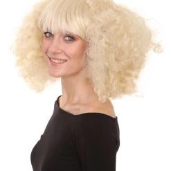 HPO Men's Womens Candy Angel Wig | Tree Blonde Cosplay Halloween Wig | Premium Breathable Capless Cap