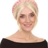 HPO Renaissance Womens Braids | Short Blonde With Pink Braid Wig | Premium Breathable Capless Cap Men's