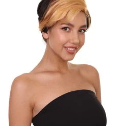 HPO Highlight Short Womens Wig | Bob Short Cosplay Halloween Wig | Premium Breathable Capless Cap 14 HPO Highlight Short Womens Wig | Bob Short Cosplay Halloween Wig | Premium Breathable Capless Cap