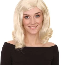 HPO Women's Pageboy Adult Wig | Cosplay Halloween Wig | Premium Breathable Capless Cap