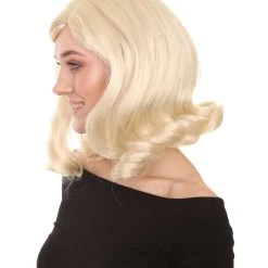 HPO Women's Pageboy Adult Wig | Cosplay Halloween Wig | Premium Breathable Capless Cap