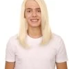 HPO Petty Dark Wizard Dad | Slick Side Parted White Hair With Fake Forehead | Premium Halloween Wig