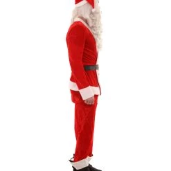 HPO Adult Men's Classic Santa Claus Suit Costume | Red Christmas Costume 13 HPO Adult Men's Classic Santa Claus Suit Costume | Red Christmas Costume