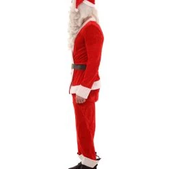 HPO Adult Men's Classic Santa Claus Suit Costume | Red Christmas Costume 11 HPO Adult Men's Classic Santa Claus Suit Costume | Red Christmas Costume
