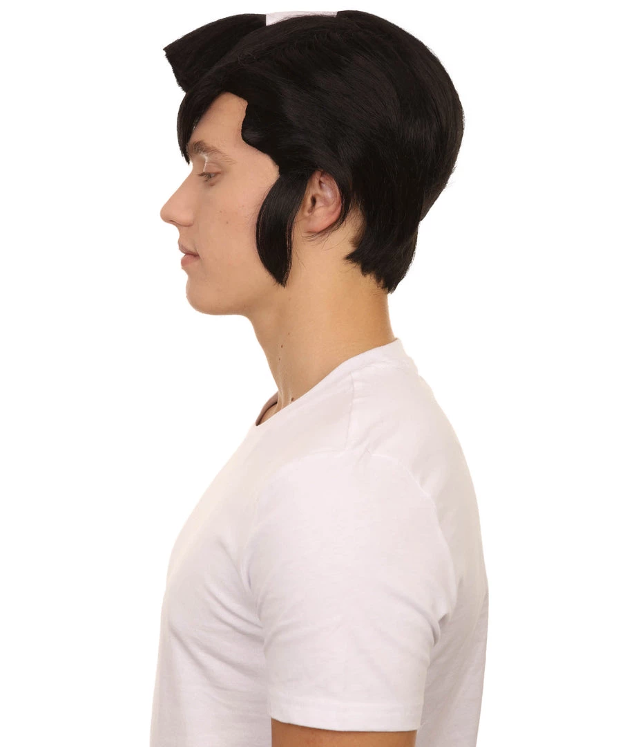 Adult Men's 10" Inch Short Length Anime Cosplay Party Fighter Samaurai Wig, Synthetic Soft Fibers Hair | HPO 3 Adult Men's 10" Inch Short Length Anime Cosplay Party Fighter Samaurai Wig, Synthetic Soft Fibers Hair | HPO