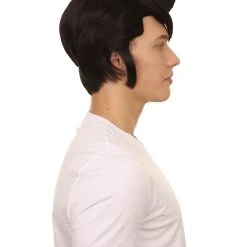 Adult Men's 10" Inch Short Length Anime Cosplay Party Fighter Samaurai Wig, Synthetic Soft Fibers Hair | HPO 12 Adult Men's 10