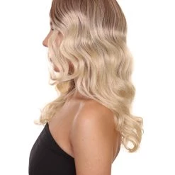 HPO Superwomen Marley Womens Wig | Blond Long Sexy Cosplay Party Halloween Wig | Premium Breathable Capless Cap 13 HPO Superwomen Marley Womens Wig | Blond Long Sexy Cosplay Party Halloween Wig | Premium Breathable Capless Cap