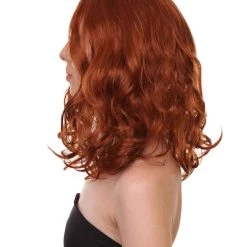 HPO Wavy Auburn Womens Wig | Sexy Cosplay Party Halloween Wig | Premium Breathable Capless Cap 11 HPO Wavy Auburn Womens Wig | Sexy Cosplay Party Halloween Wig | Premium Breathable Capless Cap
