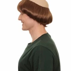 HPO Monk Mens Wig | Religious Cosplay Halloween Wig 10 HPO Monk Mens Wig | Religious Cosplay Halloween Wig