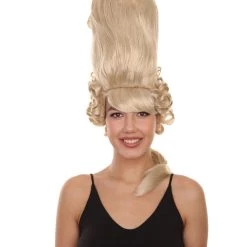 HPO Rococo Royalty | Historical Era 17th 18th Century Updo Wig | Multiple Colors | Premium Halloween Wig Women's