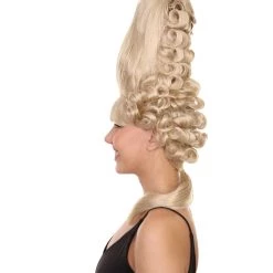 HPO Rococo Royalty | Historical Era 17th 18th Century Updo Wig | Multiple Colors | Premium Halloween Wig Women's