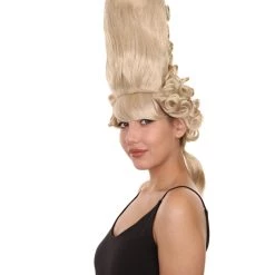 HPO Rococo Royalty | Historical Era 17th 18th Century Updo Wig | Multiple Colors | Premium Halloween Wig Women's