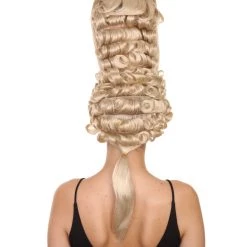 HPO Rococo Royalty | Historical Era 17th 18th Century Updo Wig | Multiple Colors | Premium Halloween Wig Women's