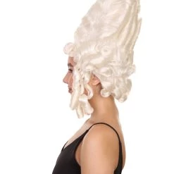 HPO Baroque Beauty | Historical Era 17th 18th Century Updo Wig | Multiple Colors | Premium Halloween Wig Women's