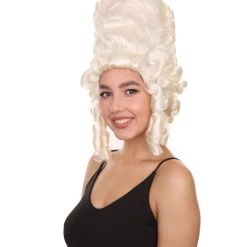 HPO Baroque Beauty | Historical Era 17th 18th Century Updo Wig | Multiple Colors | Premium Halloween Wig Women's