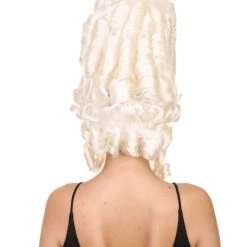 HPO Baroque Beauty | Historical Era 17th 18th Century Updo Wig | Multiple Colors | Premium Halloween Wig Women's
