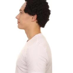 HPO Curly Bald Mens Wig | Cosplay Halloween Wig | Premium Breathable Capless Cap Men's 13 HPO Curly Bald Mens Wig | Cosplay Halloween Wig | Premium Breathable Capless Cap Men's