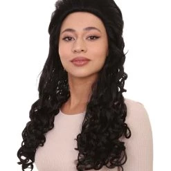 HPO Twisted Magic Wig | Womens Long Curly Character Cosplay Halloween Wig | Premium Breathable Capless Cap Men's
